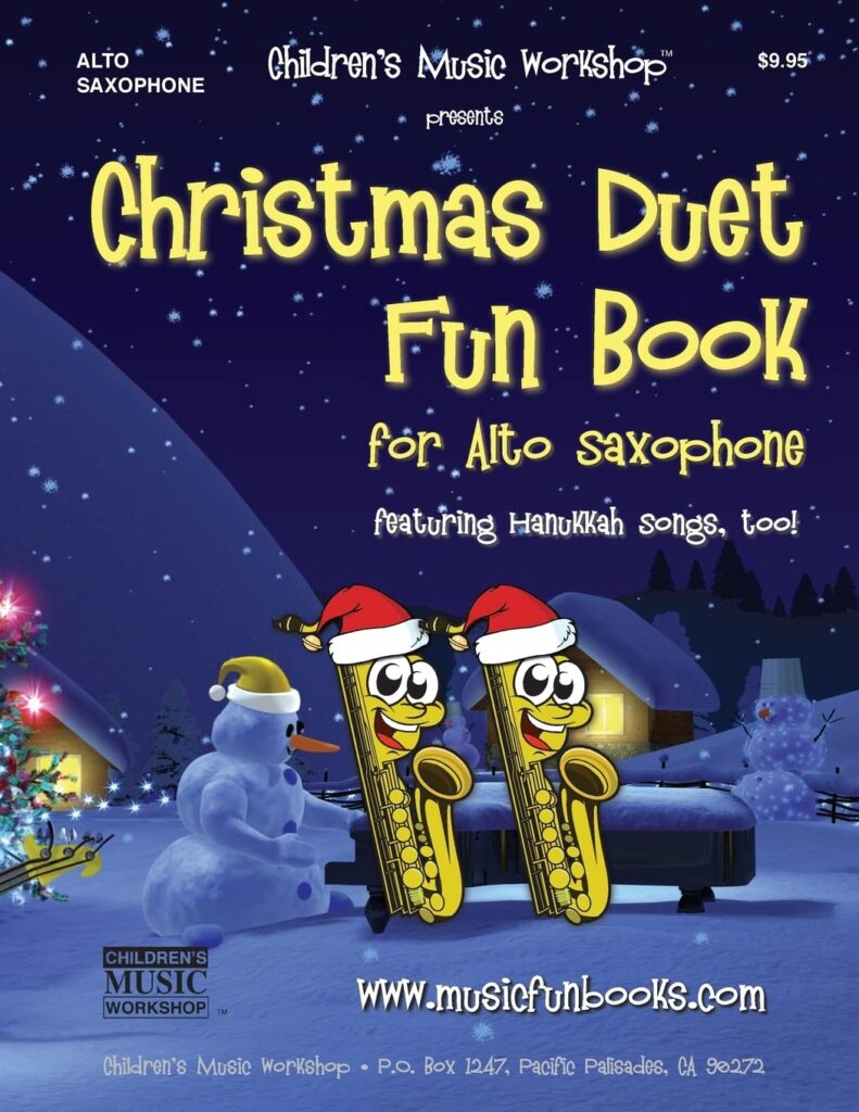 Christmas Duet Fun Book for Alto Saxophone cover image