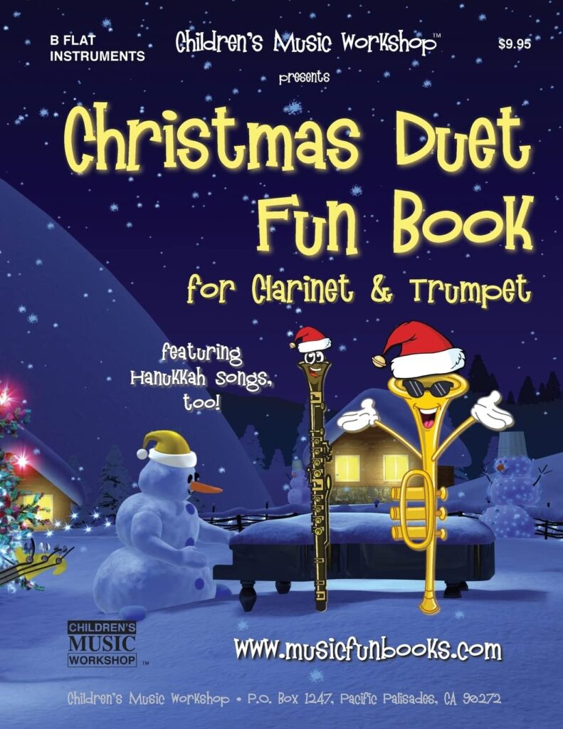 Christmas Duet Fun Book for Clarinet and Trumpet cover image
