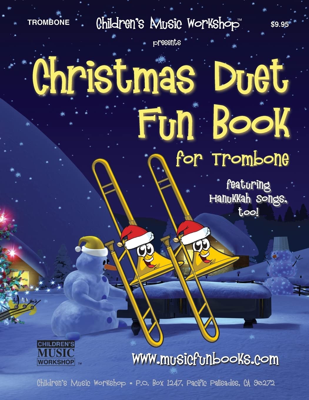 Christmas Duet Fun Book for Trombone cover