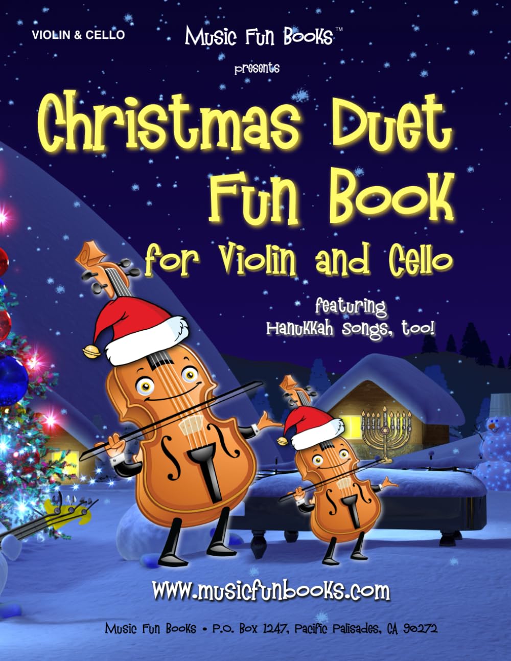Christmas Duet Fun Book for Violin and Cello cover