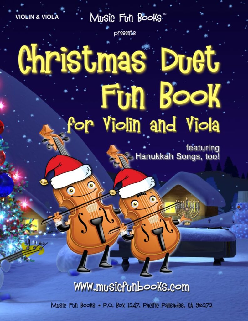 Christmas Duet Fun Book for Violin and Viola cover image