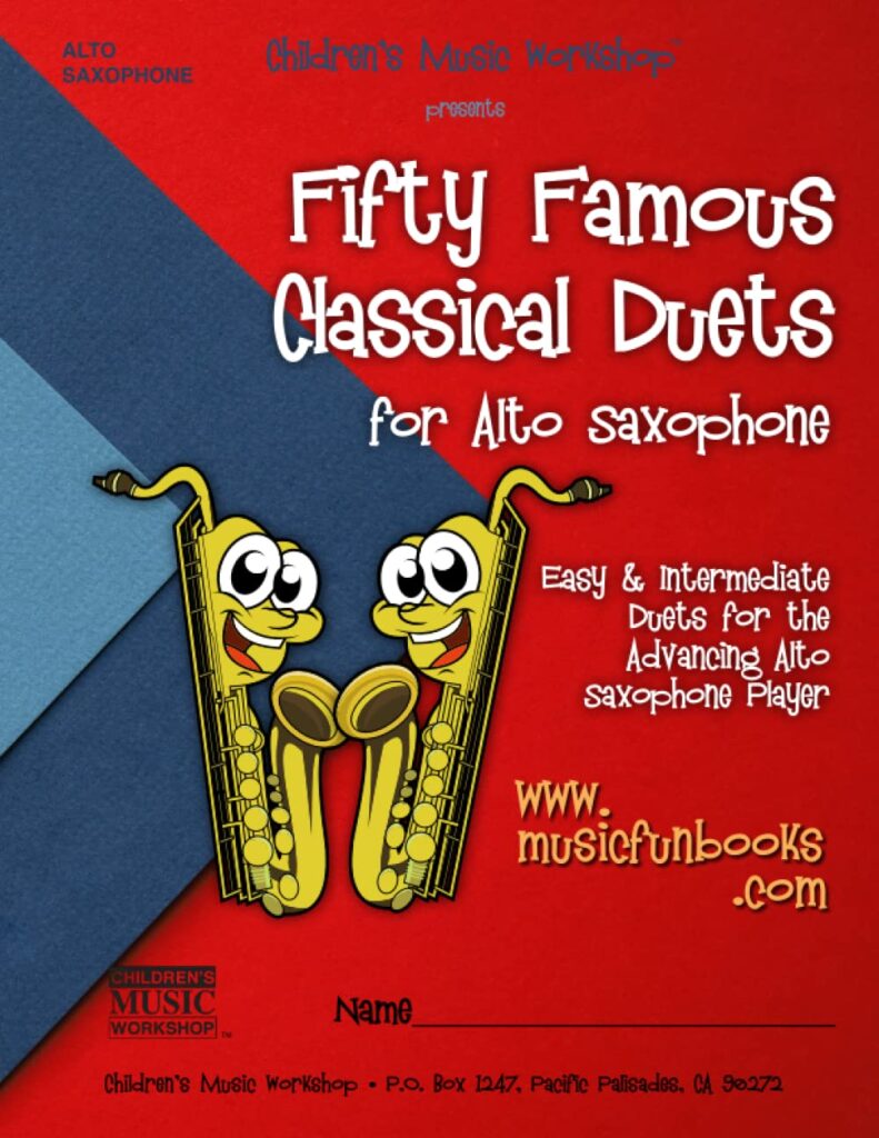 Fifty Famous Classical Duets for Alto Saxophone cover image