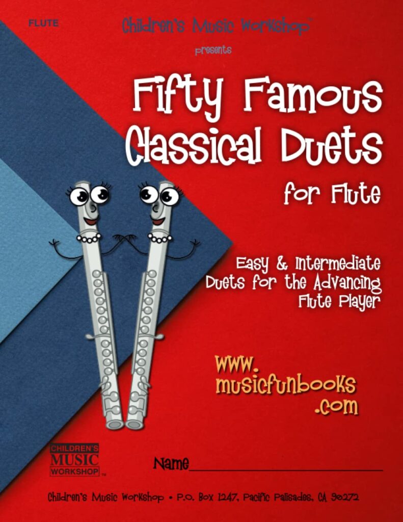 Fifty Famous Classical Duets for Flute cover image