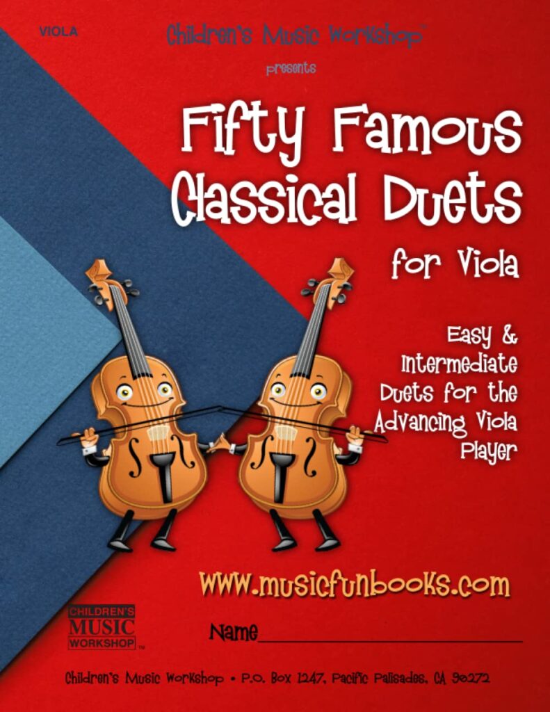 Fifty Famous Classical Duets for Viola cover image