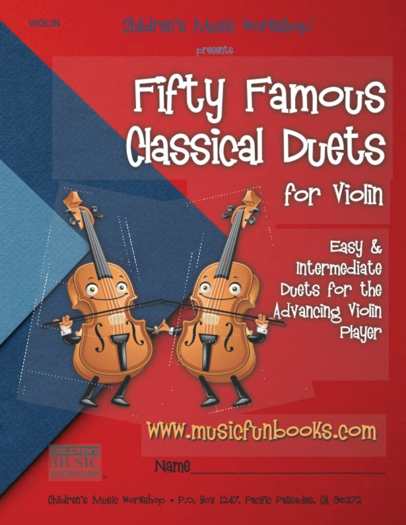 Fifty Famous Classical Duets for Violin cover image