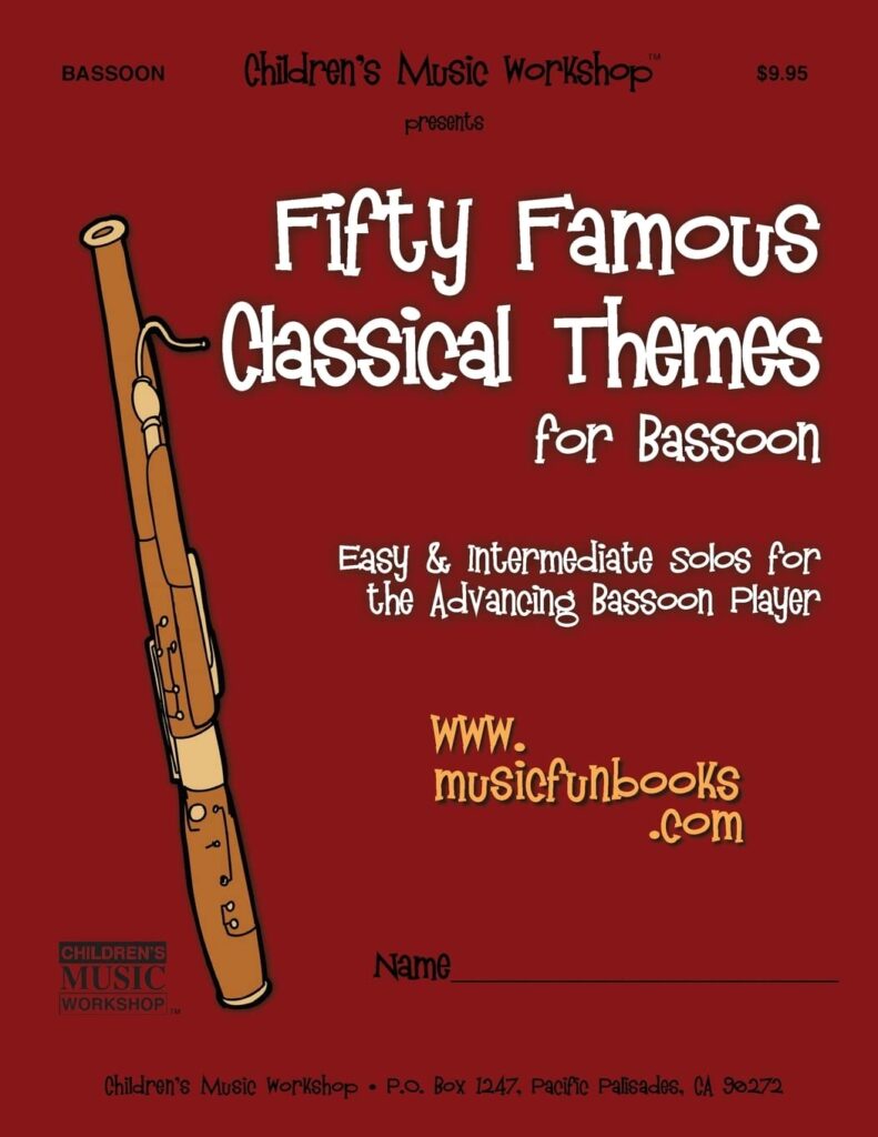 Fifty Famous Classical Themes for Bassoon cover image