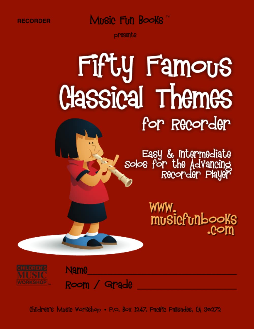 Fifty Famous Classical Themes for Recorder cover
