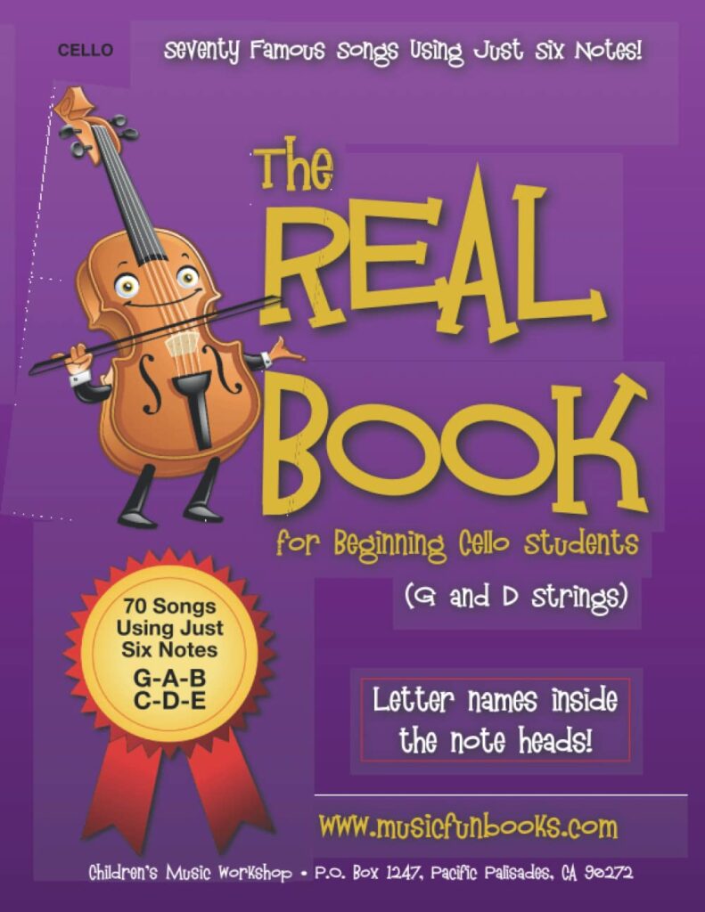 The Real Book for Beginning Cello Students (G and D Strings) cover image
