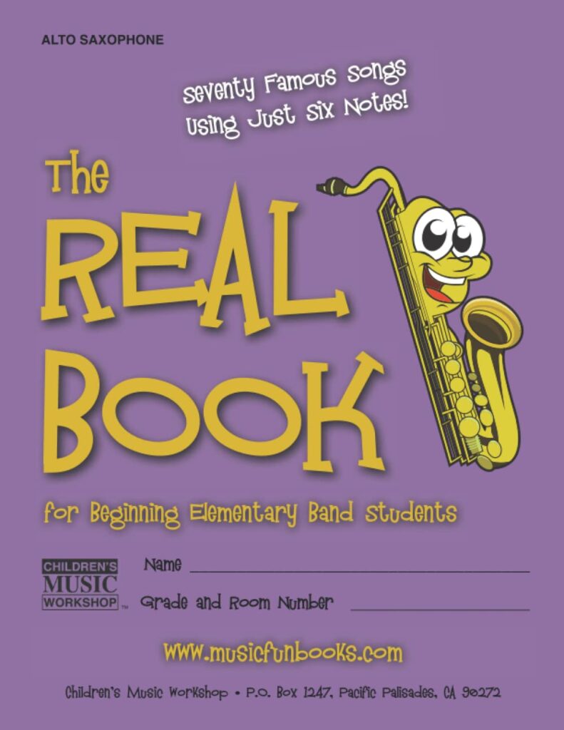 The Real Book for Beginning Elementary Band Students (Alto Sax) cover image
