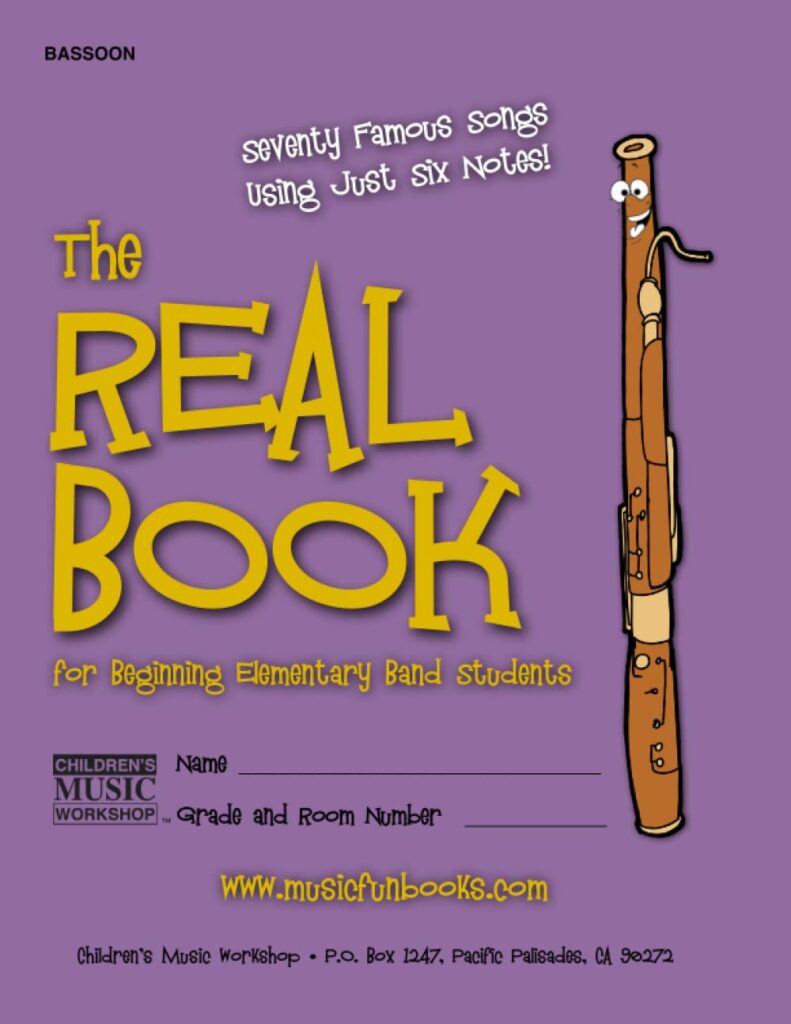 The Real Book for Beginning Elementary Band Students (Bassoon) cover image