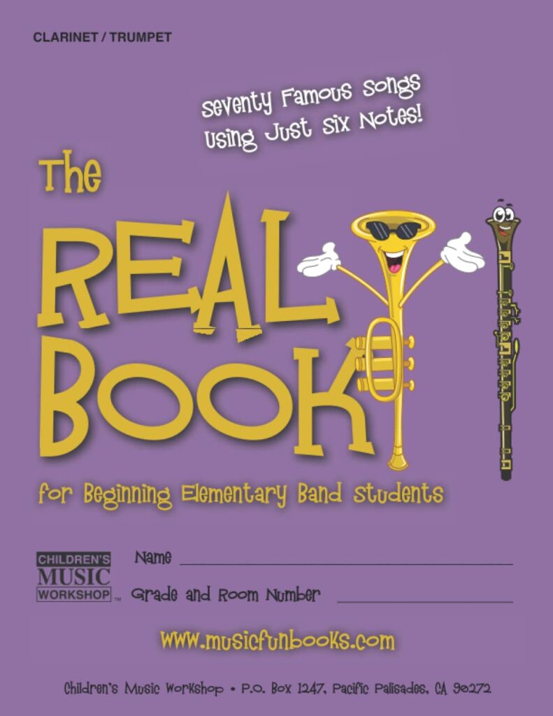 The Real Book for Beginning Elementary Band Students (Clarinet/Trumpet) cover image