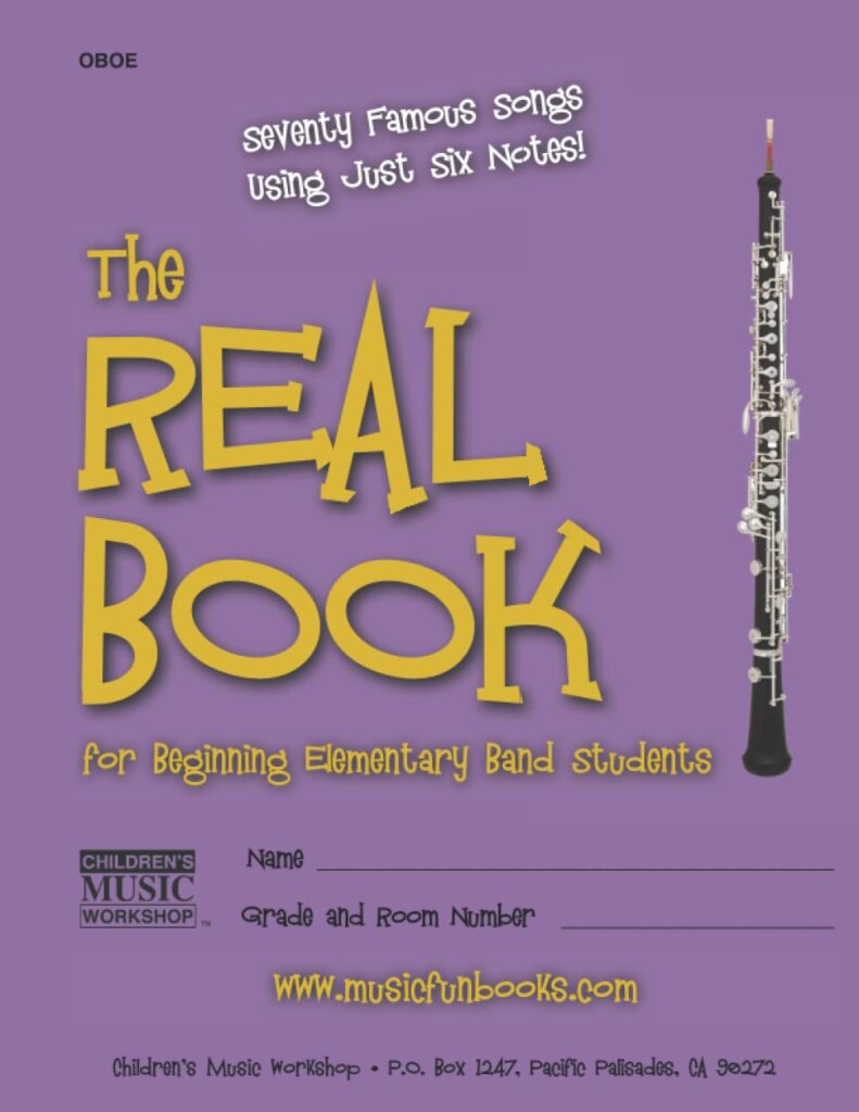 The Real Book for Beginning Elementary Band Students (Oboe) cover image
