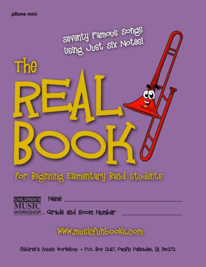 The Real Book for Beginning Elementary Band Students (pBone mini) cover image
