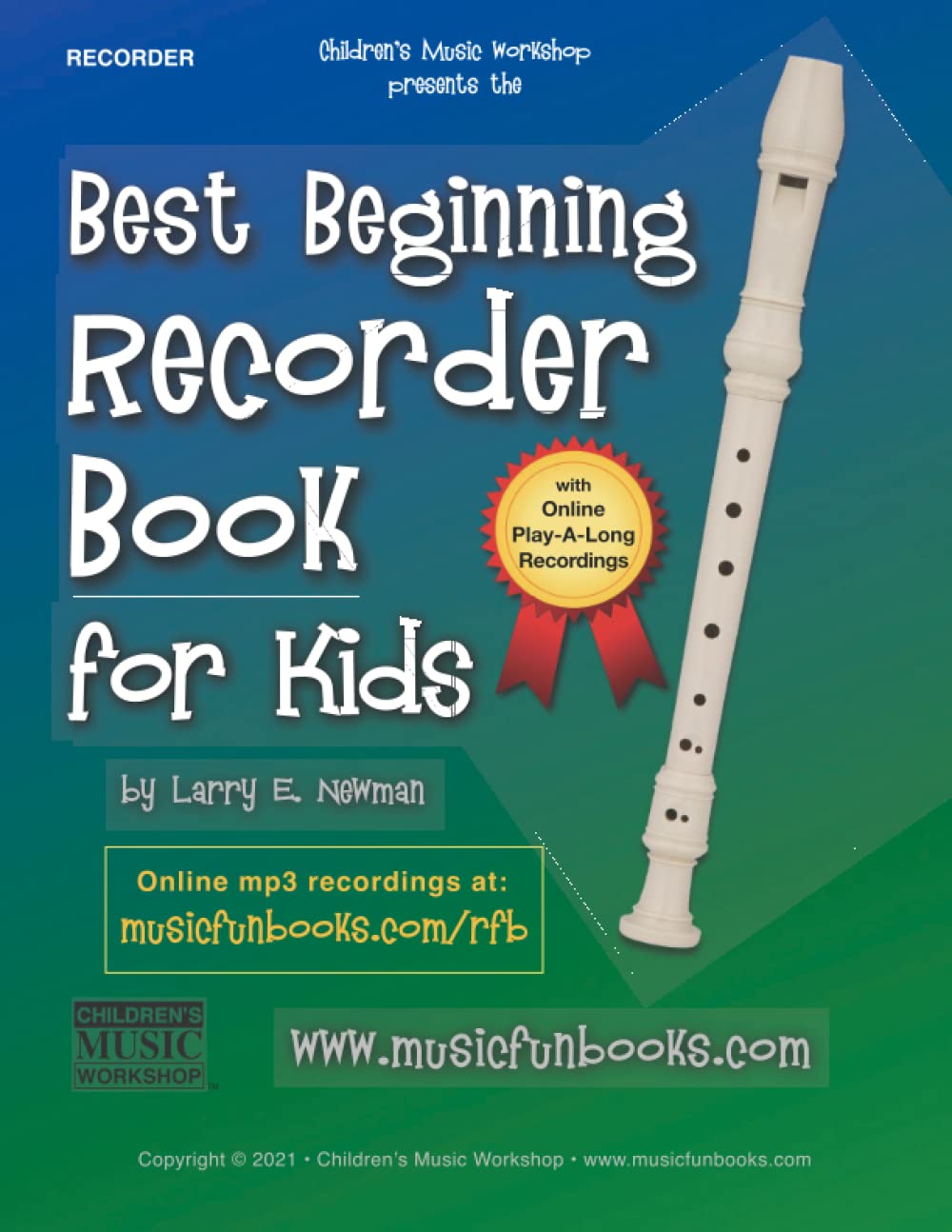 The Best Beginning Recorder Book for Kids cover image