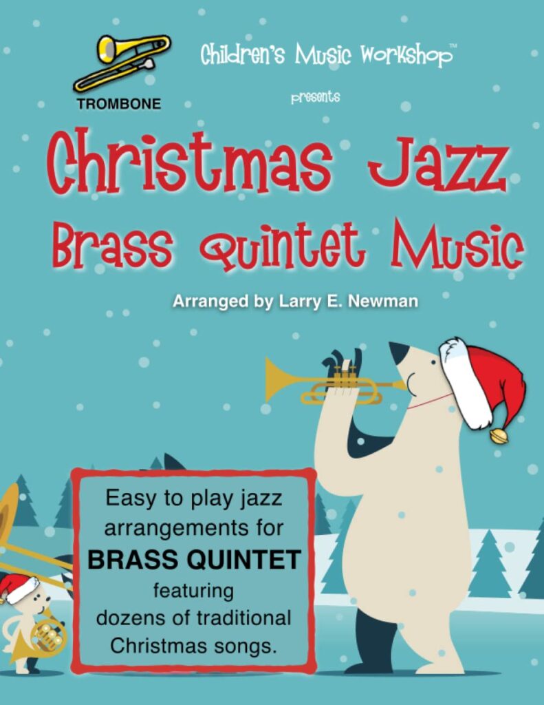 Christmas Jazz Brass Quintet Music (Trombone) cover image