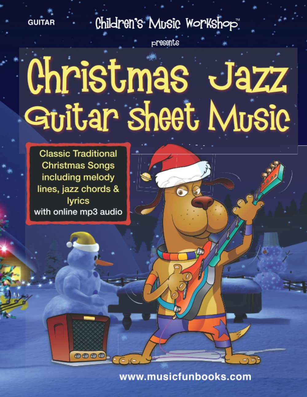 Christmas Jazz Guitar Sheet Music book cover