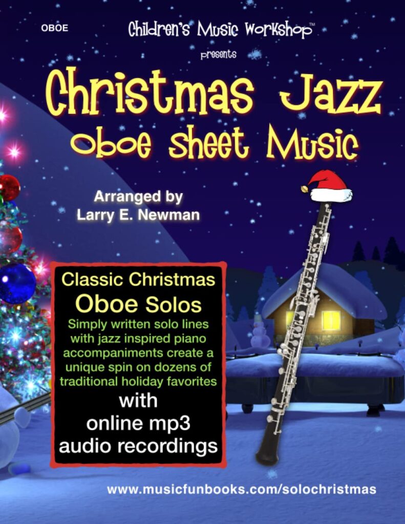 Christmas Jazz Oboe Sheet Music cover image