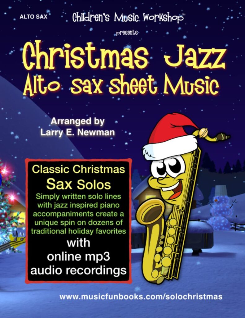 Christmas Jazz Sax Sheet Music cover image