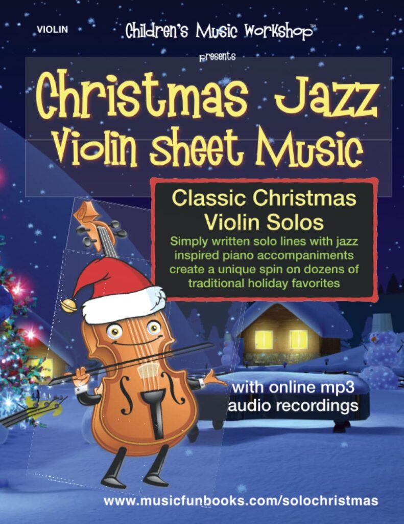 Christmas Jazz Violin Sheet Music cover image