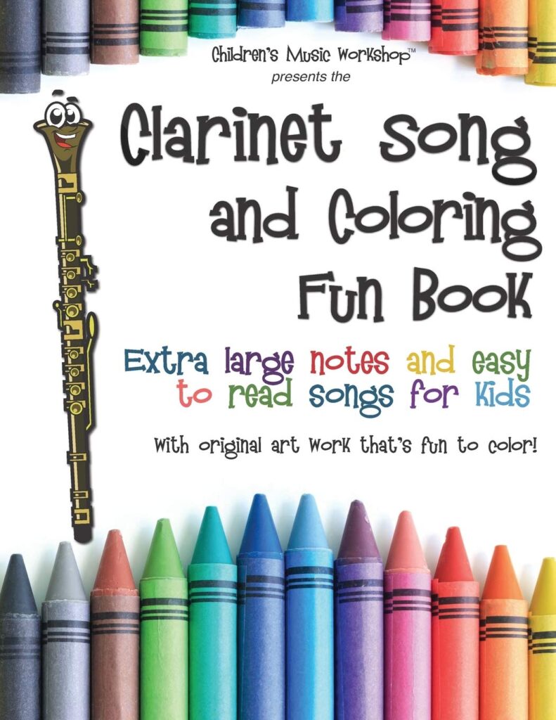 Clarinet Song and Coloring Fun Book cover image