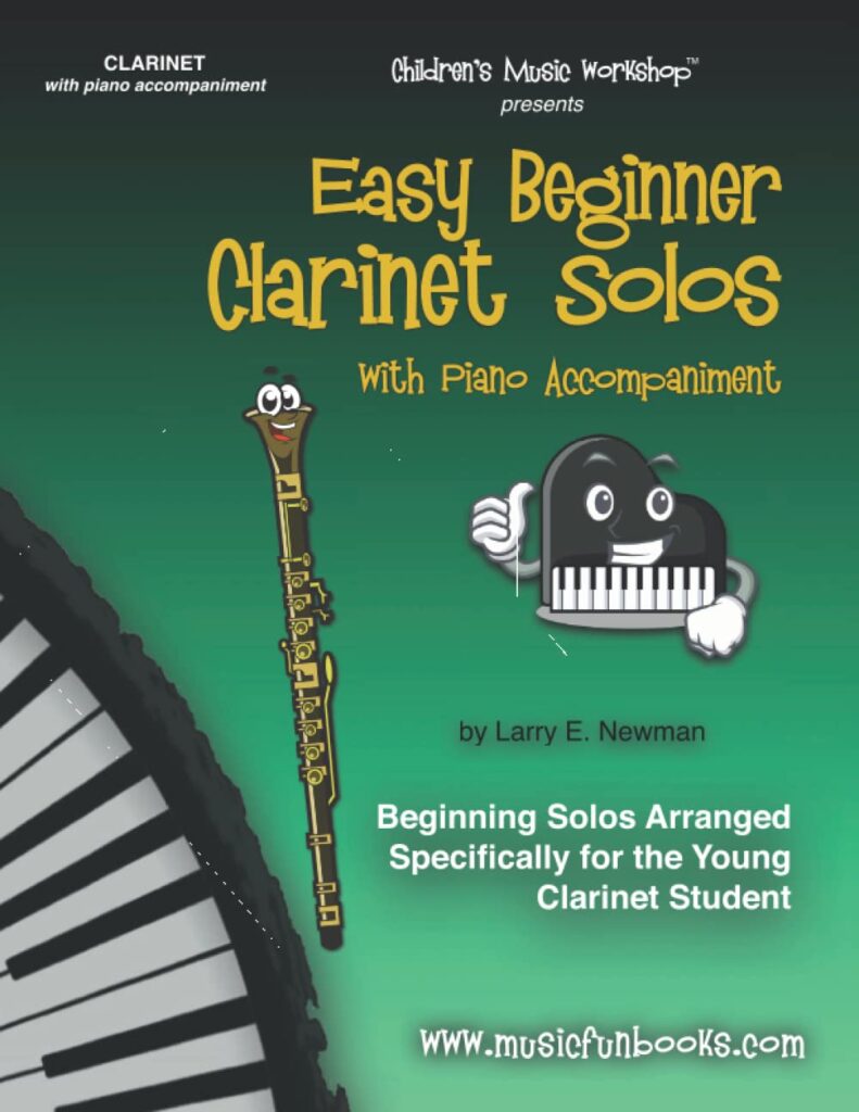 Easy Beginner Clarinet Solos with Piano Accompaniment cover image
