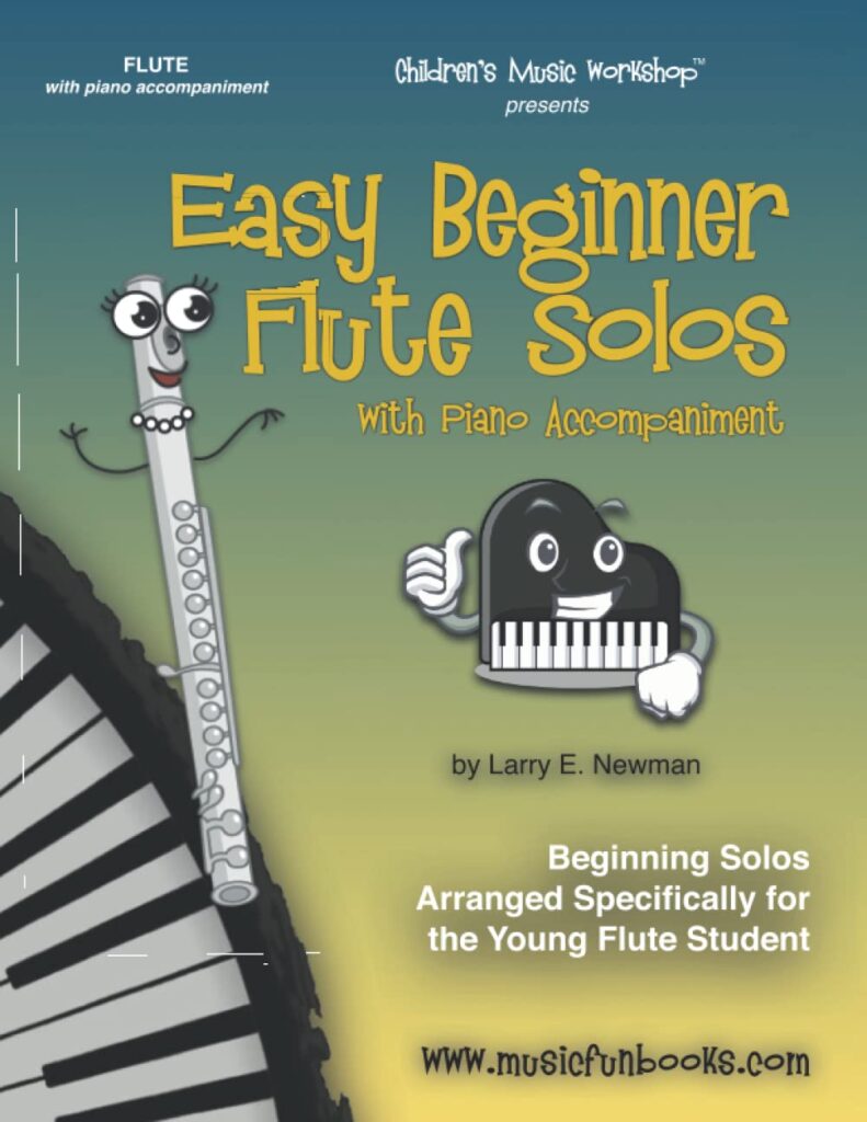 Easy Beginner Flute Solos with Piano Accompaniment cover image