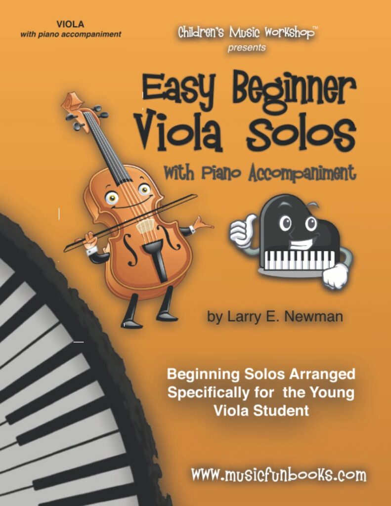 Easy Beginner Viola Solos with Piano Accompaniment cover image
