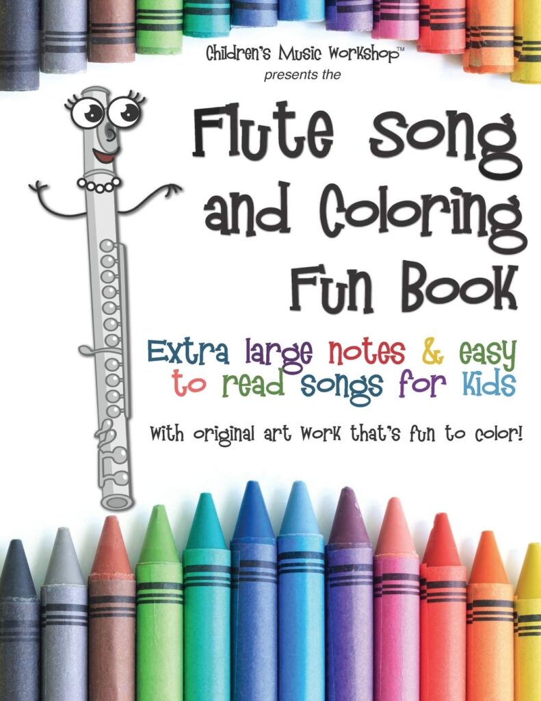 Flute Song and Coloring Fun Book cover image