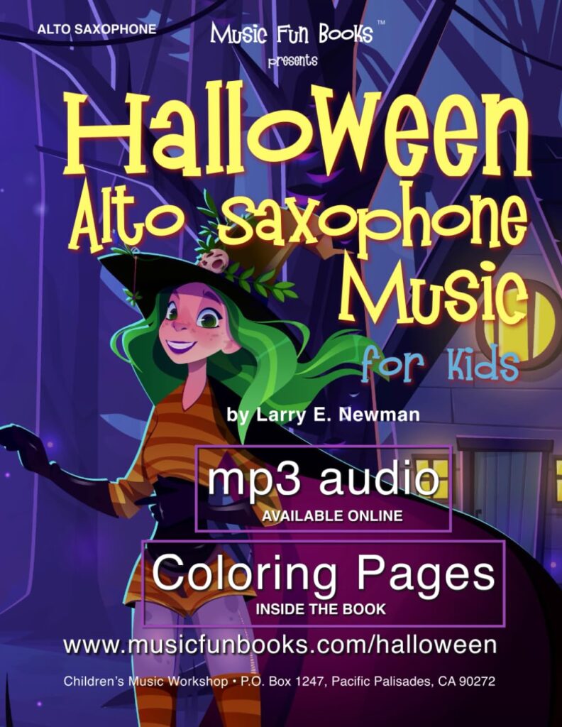 Halloween Alto Saxophone Music for Kids cover image