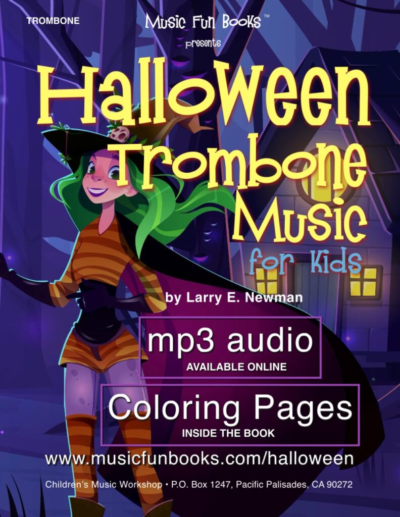 Halloween Trombone Music for Kids cover image