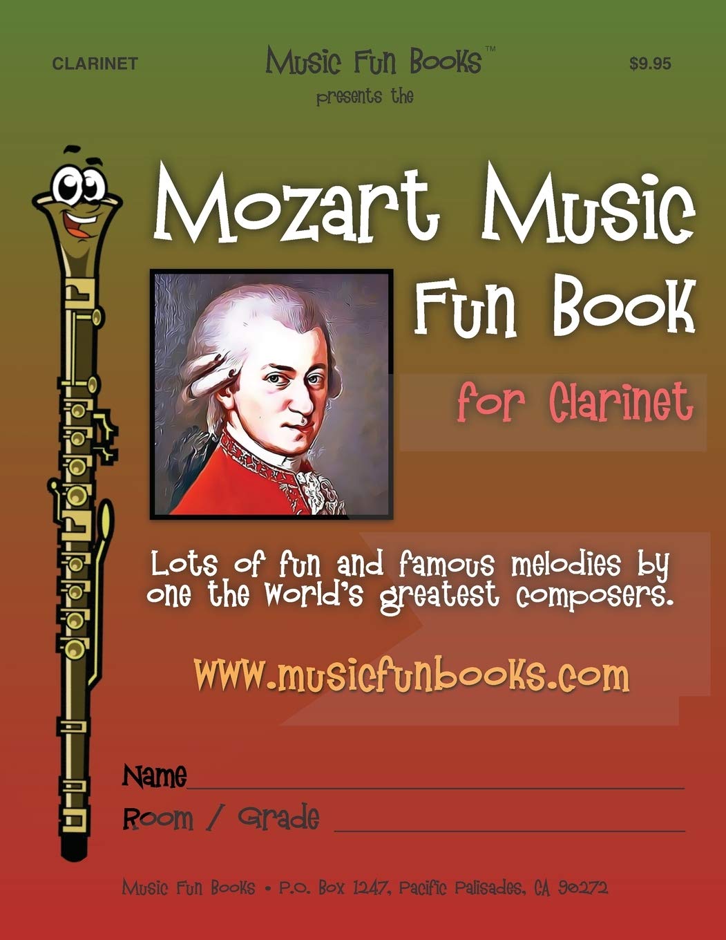 Mozart Music Fun Book for Clarinet cover