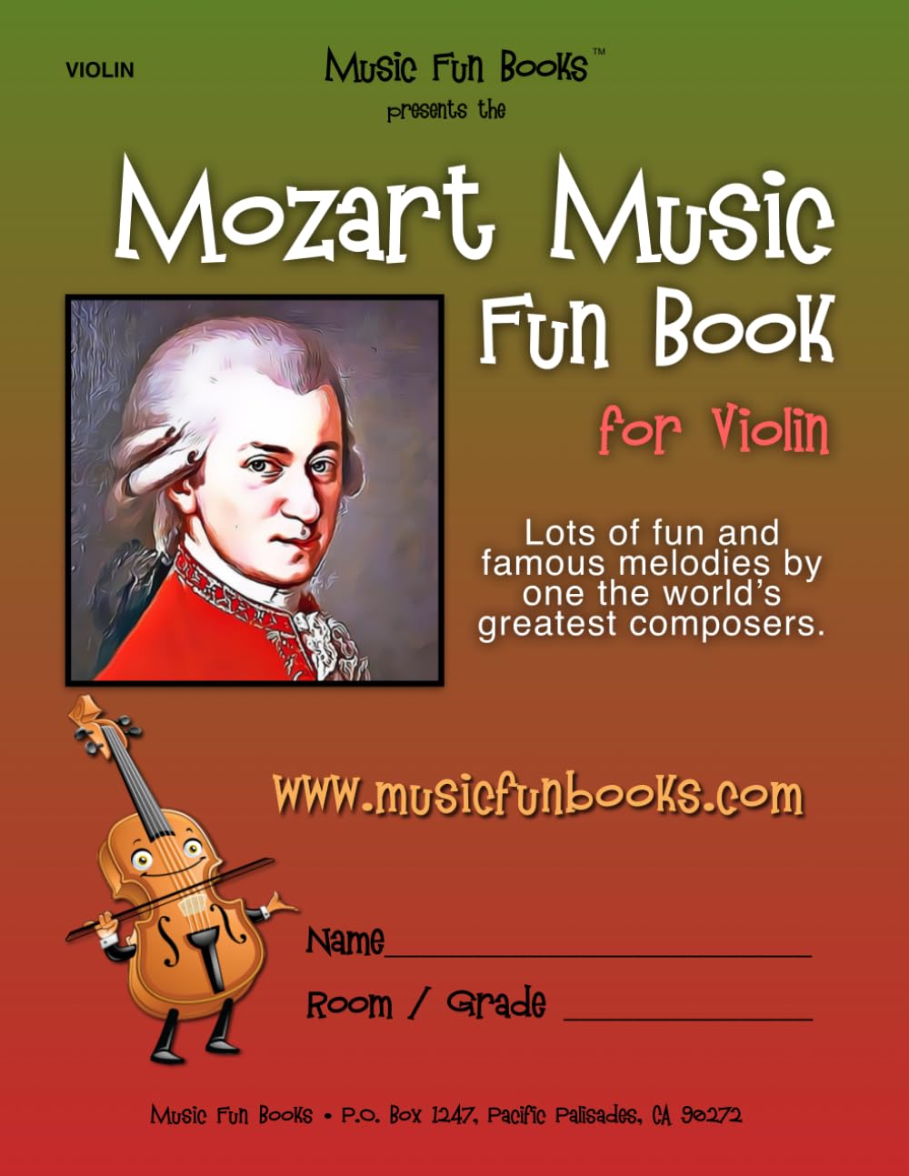Mozart Music Fun Book for Violin cover