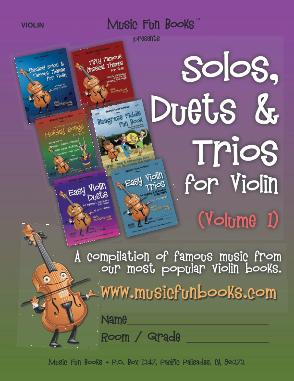 Solos, Duets and Trios for Violin Volume 1 cover