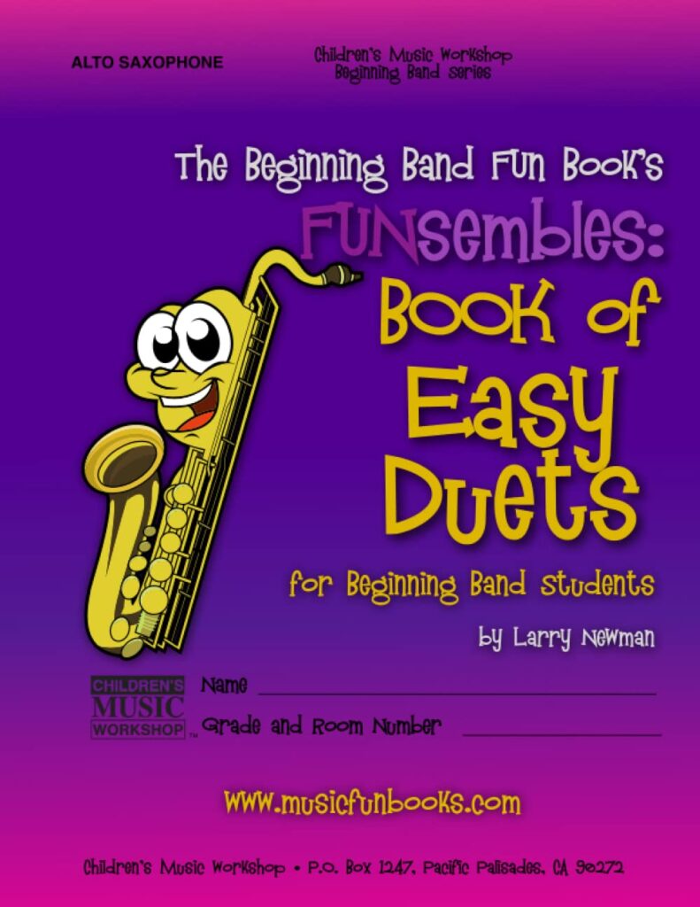 The Beginning Band Fun Book's FUNsembles: Book of Easy Duets (Alto Saxophone) cover image