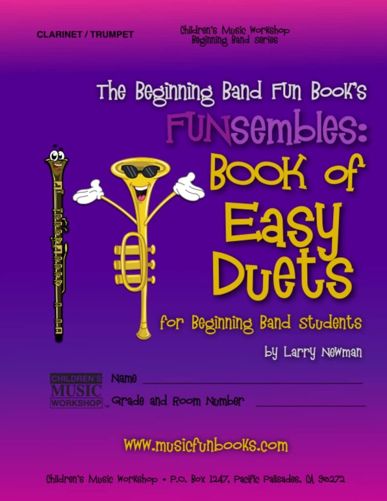 The Beginning Band Fun Book's FUNsembles: Book of Easy Duets (Clarinet/Trumpet) cover image