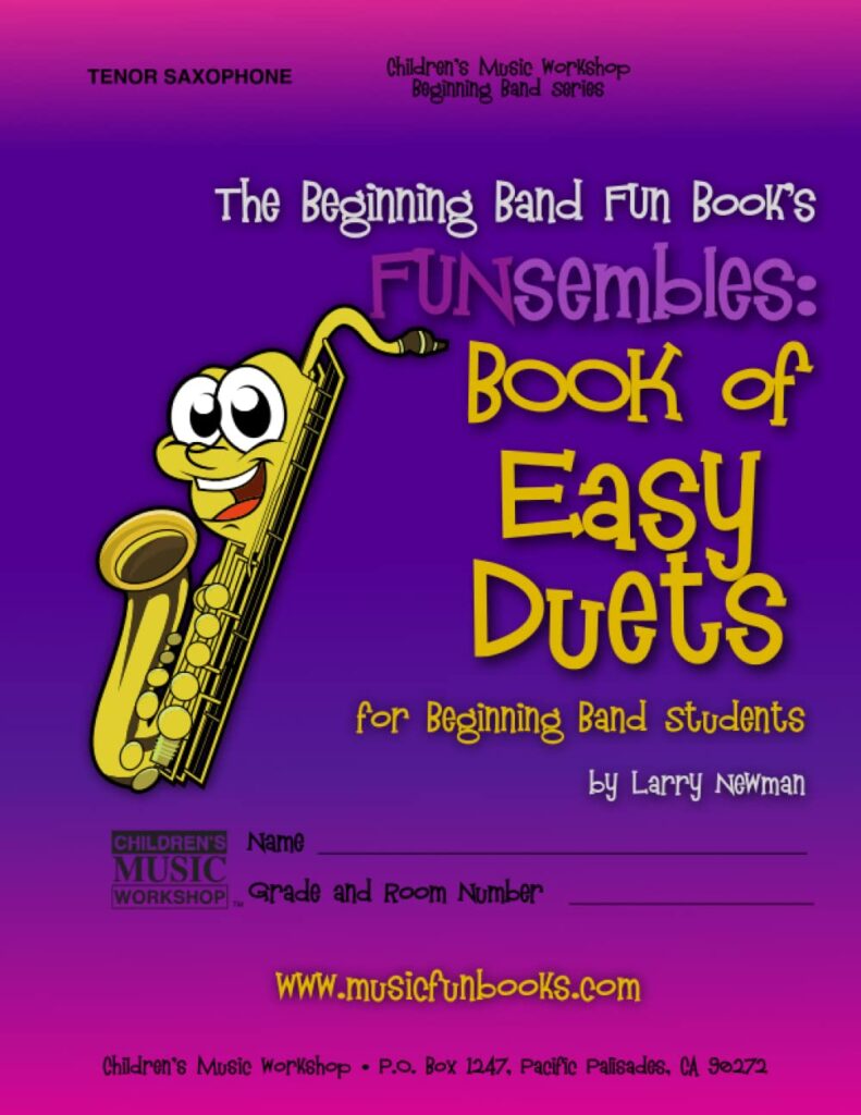 The Beginning Band Fun Book's FUNsembles: Book of Easy Duets (Tenor Saxophone) cover image
