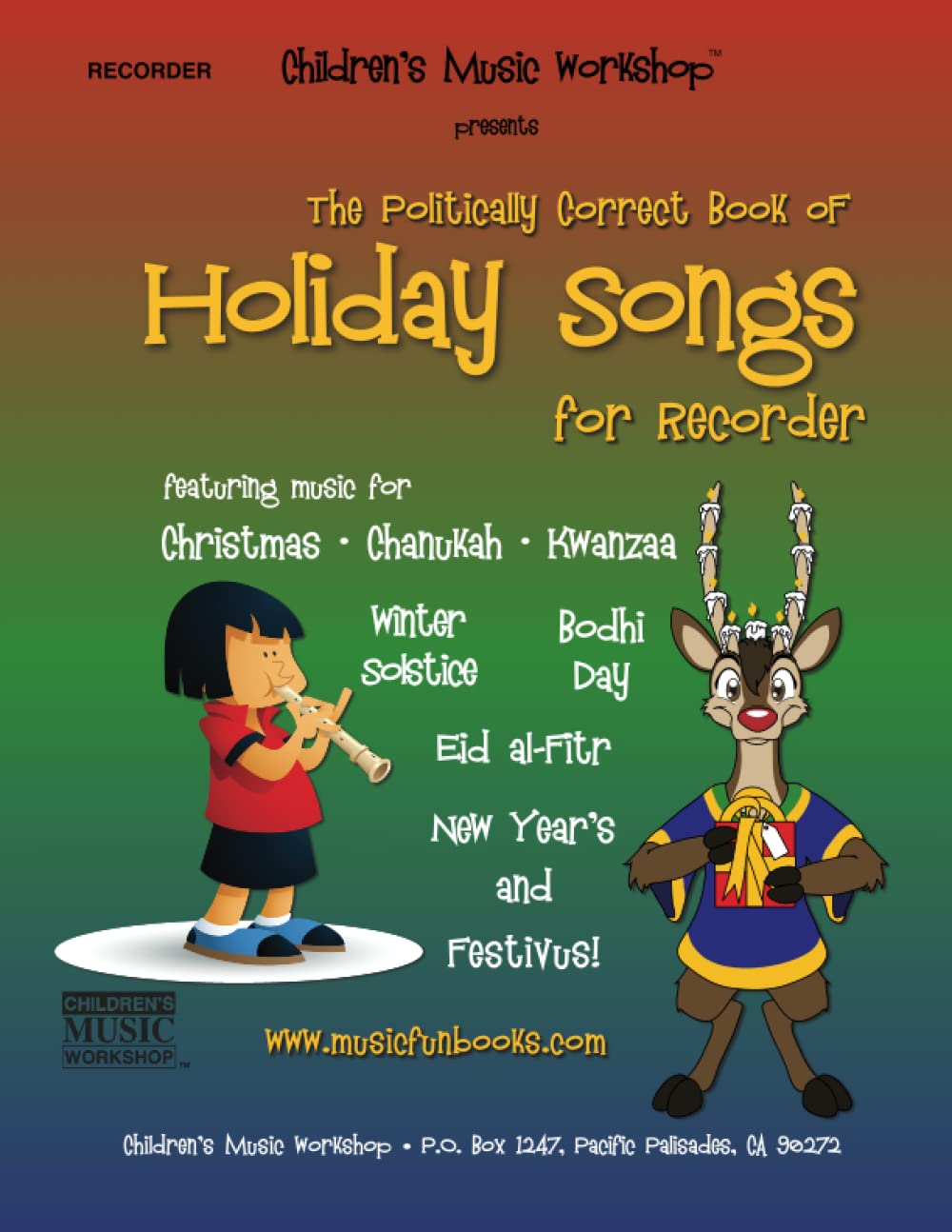 The Politically Correct Book of Holiday Songs for Recorder cover