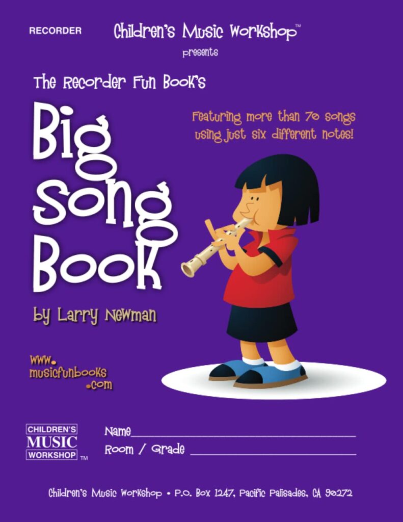 The Recorder Fun Book's Big Song Book cover image