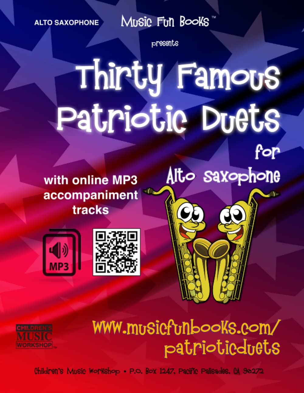 Thirty Famous Patriotic Duets for Alto Saxophone cover
