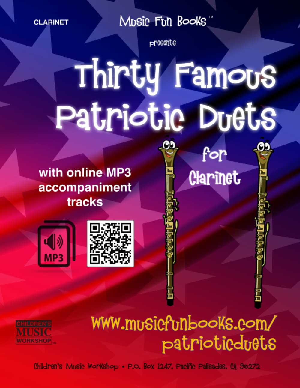 Thirty Famous Patriotic Duets for Clarinet cover