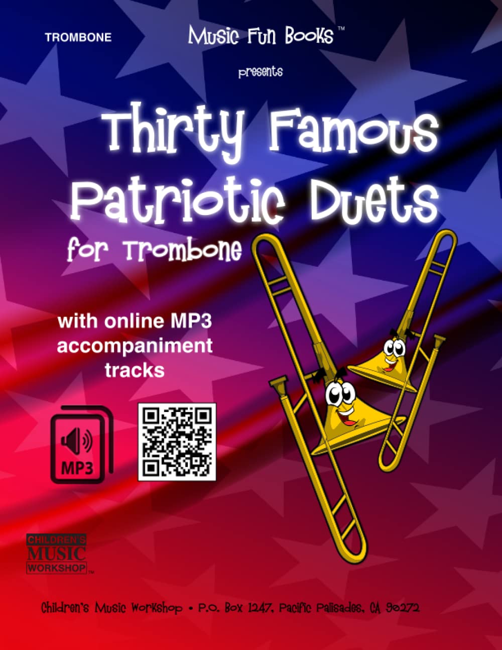 Thirty Famous Patriotic Duets for Trombone cover