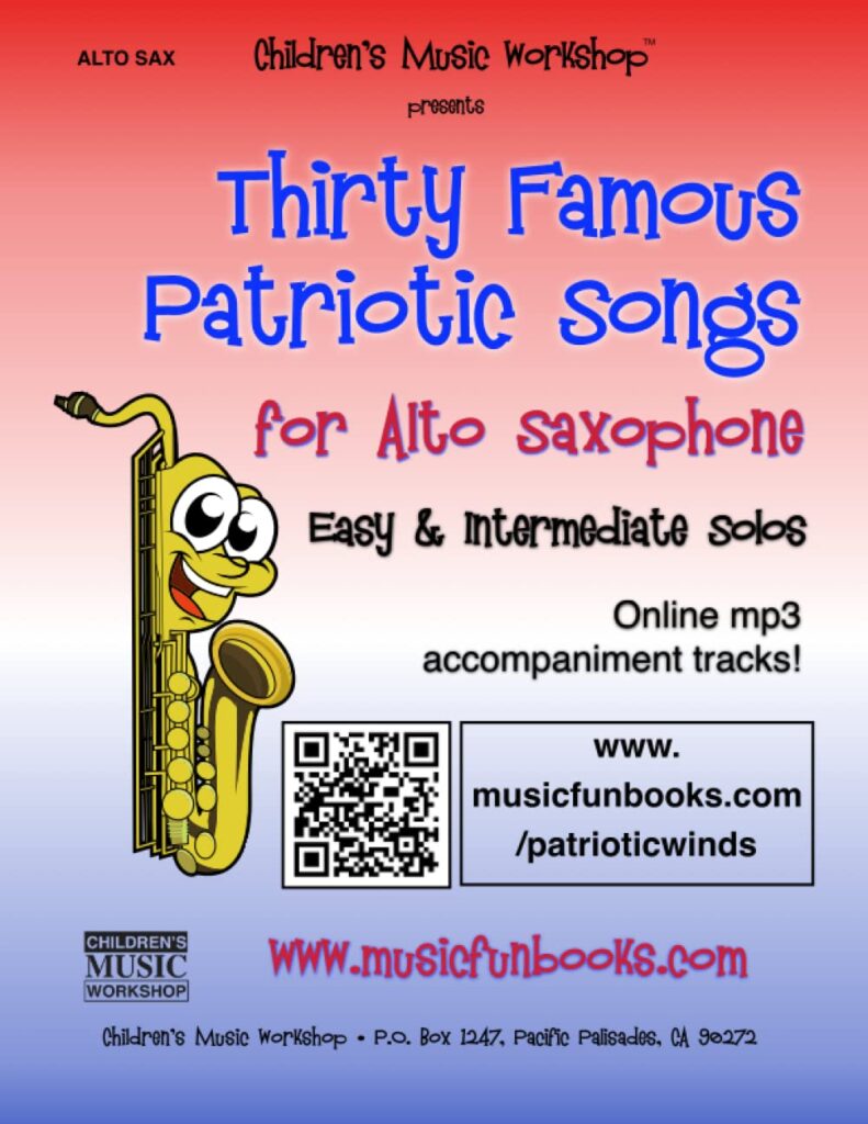 Thirty Famous Patriotic Songs for Alto Saxophone cover image
