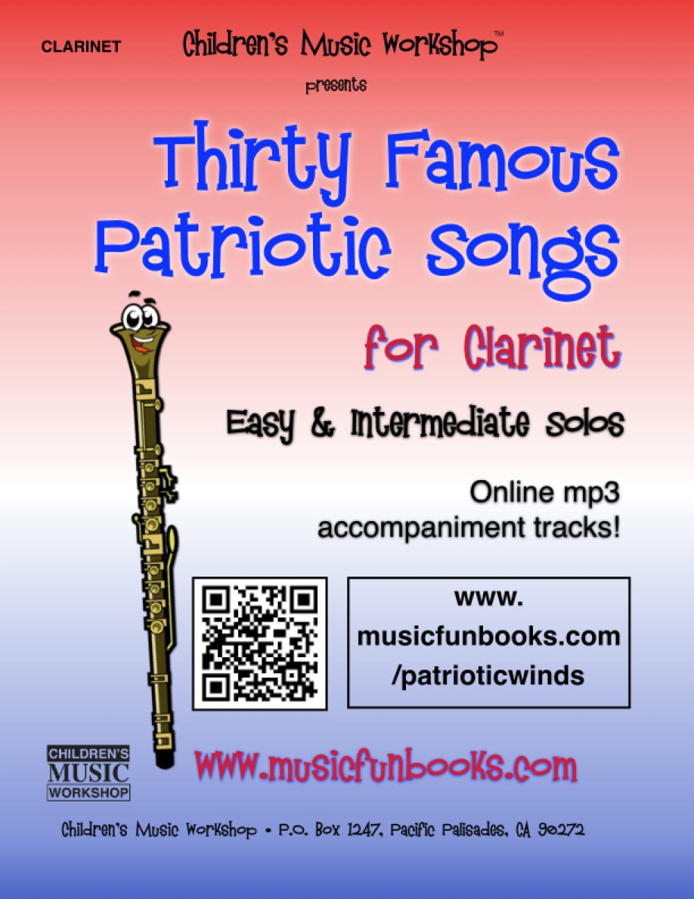 Thirty Famous Patriotic Songs for Clarinet cover