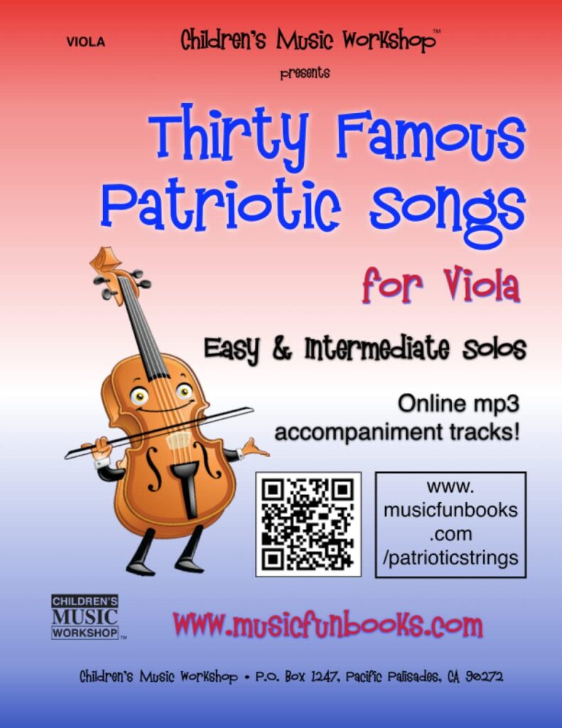 Thirty Famous Patriotic Songs for Viola cover image