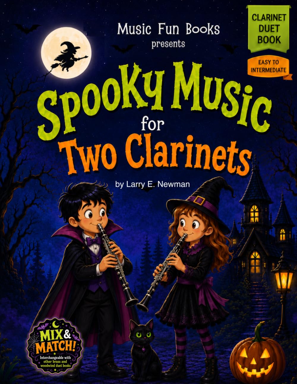 Spooky Music for Two Clarinets cover