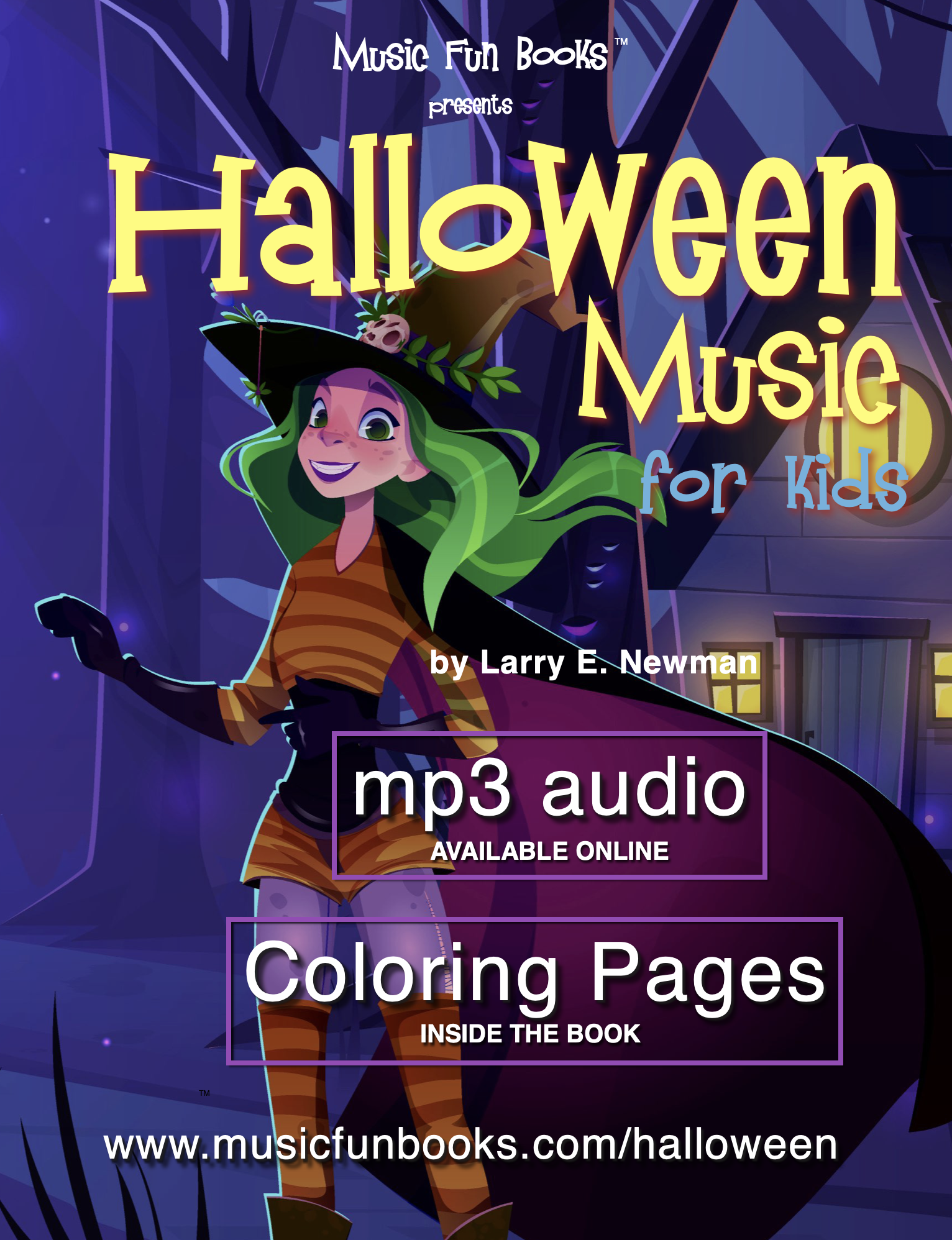 Halloween Music for Kids audio page graphic