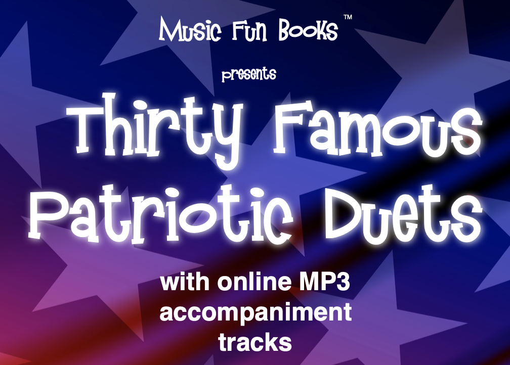 Patriotic accompaniment tracks for Music Fun Books