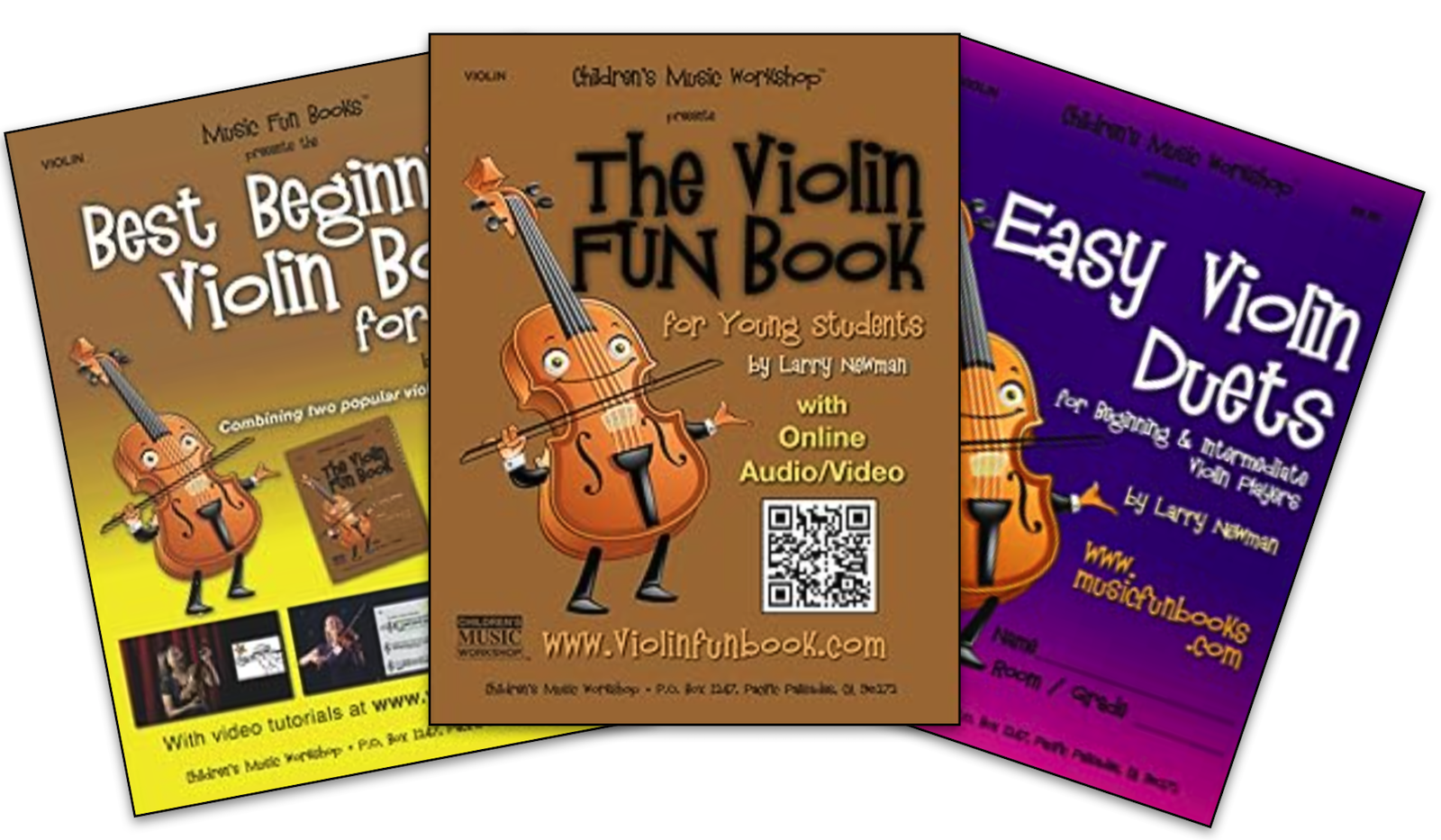 Violin books from Music Fun Books
