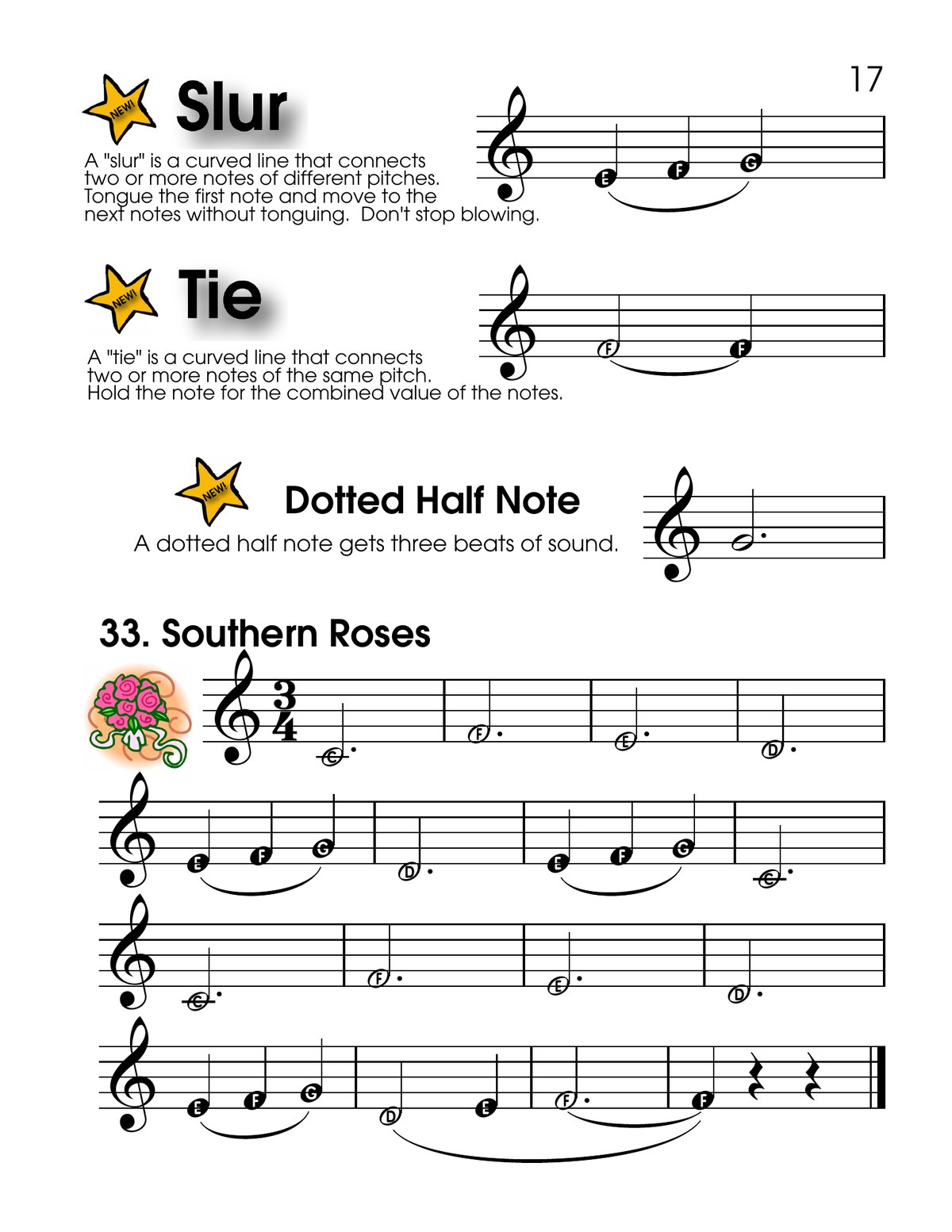 Slurs and ties
