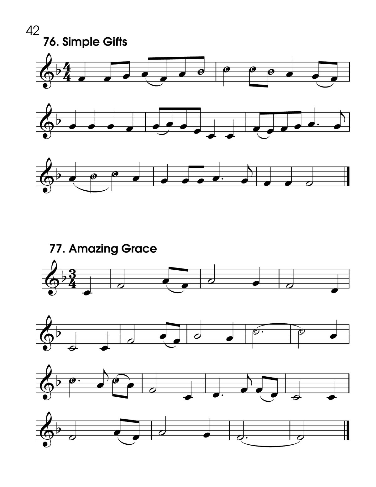 Simple Gifts and Amazing Grace